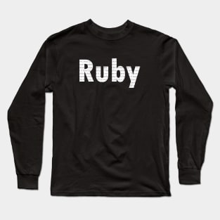 Ruby Long Sleeve T-Shirt